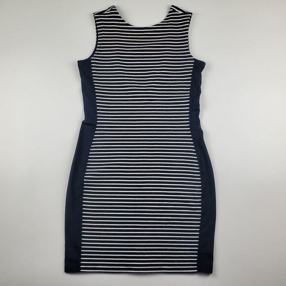Athleta Mala Stripe Athletic Dress Scoop Back Fitted Stretch - Picture 2 of 10